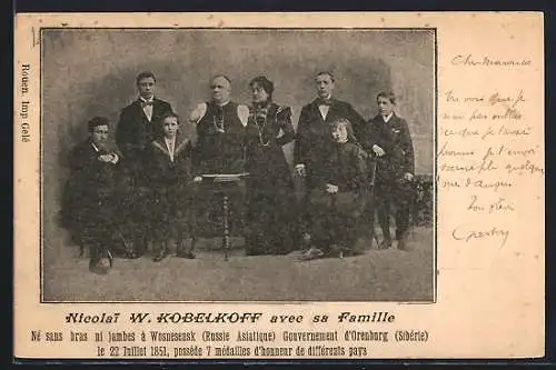 AK Nicolai W. Kobelkoff avec sa Famille