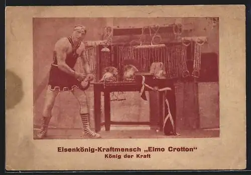 AK Eisenkönig-Kraftmensch Elmo Crotton, König der Kraft