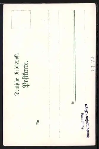 AK Hamburg, Herr flirtet mit einer Dame