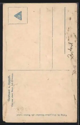 AK Generalleutnant v. Kneussl, Kommandeur einer Bayr. Inf.-Division