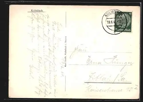 AK Kulmbach, Teilansicht mit Schloss