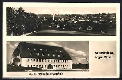 AK Rotthalmünster, BDM Haushaltungsschule, Totalansicht