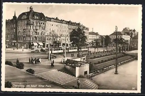 AK Chemnitz, Kaufhaus am  Platz