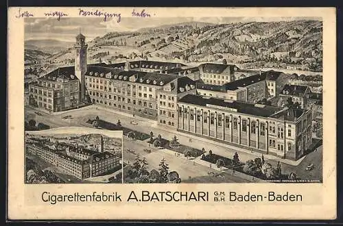 AK Baden-Baden, Zigarettenfabrik A. Batschari GmbH