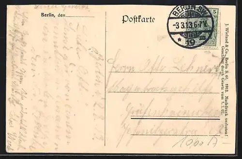 AK Berlin, Konzerthaus Colosseum v. Paul Götting, Innenansicht, Beuthstrasse 1-3