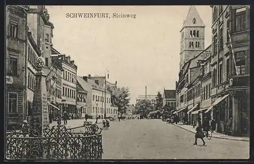 AK Schweinfurt, Denkmal am Steinweg