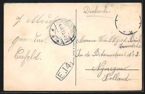 AK Krefeld, Südwall und Lindenstrasse