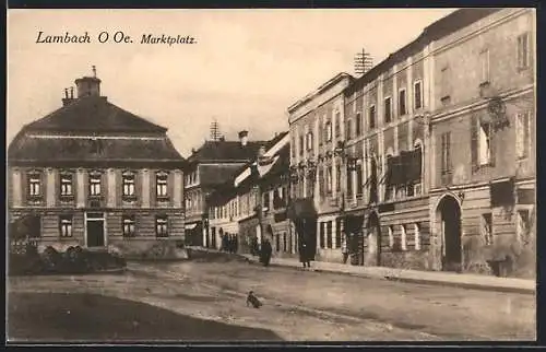 AK Lambach, Marktplatz