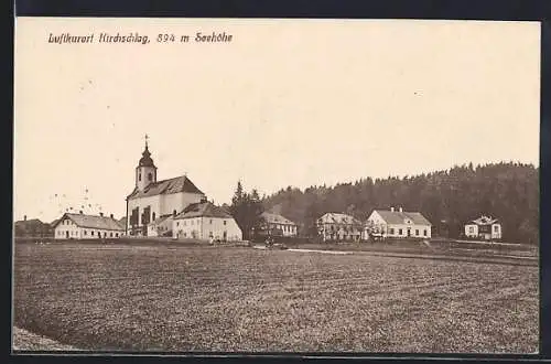 AK Kirchschlag, Teilansicht mit Kirche