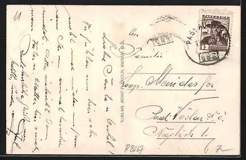 AK Riedau, Strasse zum Ort