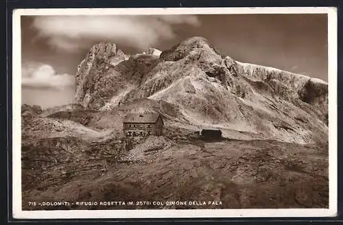 AK Berghütte, Rifugio Rosetta col Cimone della Pala