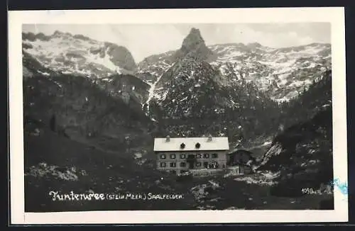 AK Saalfelden, Berghütte am Funtensee im Steinernen Meer