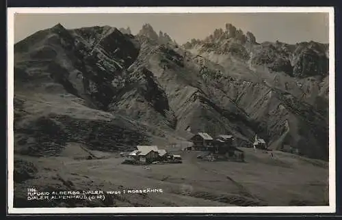 AK Berghütte, Rifusio Albergo Dialer verso i. Rosszähne, Dialer Alpenhaus