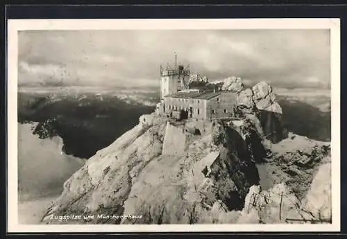 AK Münnchenerhaus auf der Zugspitze