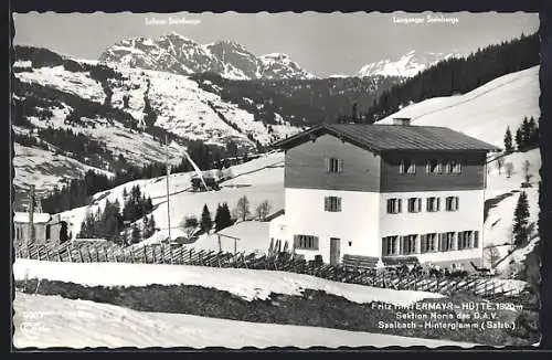 AK Saalbach-Hinterglemm, Berghütte Fritz Hintermayr