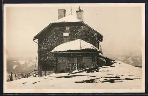 AK Berghütte Jakob-Hans-Prosl-Haus auf der Mugel