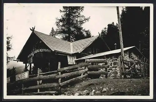 AK Berghütte, Il Rifugio Ristoranre Casinei