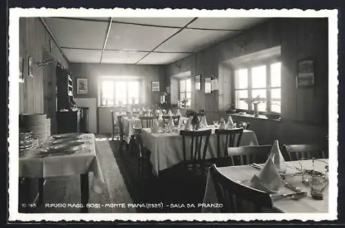 AK Berghütte, Rifugio Magg. Bosi-Monte Piana-Sala da Pranzo