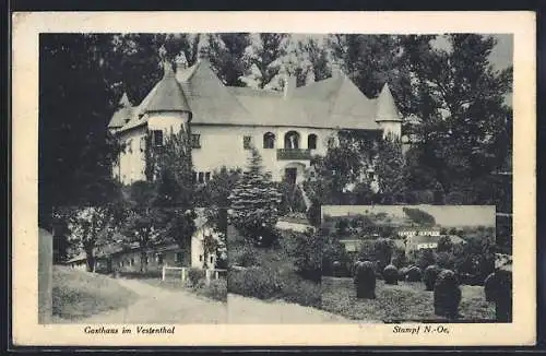 AK Haidershofen /N.-Oe., Gasthaus und Schloss im Vestenthal