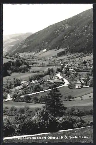 AK Otterthal /N. Ö., Panoramablick auf den Fremdenverkehrsort