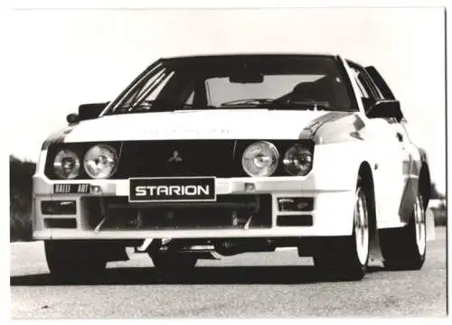 Fotografie Auto Mitsubishi Starion, Ralli Art Rennwagen