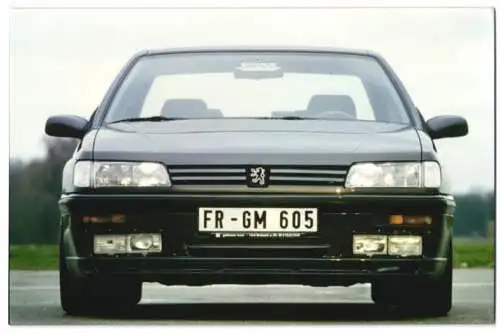 Fotografie Auto Peugeot 605, PKW Frontalaufnahme