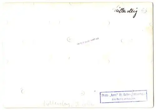 Fotografie Photo Aero, St. Gallen / Altenrhein, Ansicht Lichtensteig / St. Gallen, Fliegeraufnahme der Ortschaft