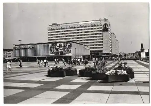 Fotografie Hoffmann, Bad Salzungen, Ansicht Dresden, Prager Strasse mit Inter Hotel