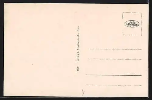 AK Radegund, Kurbrunnen mit Besuchern