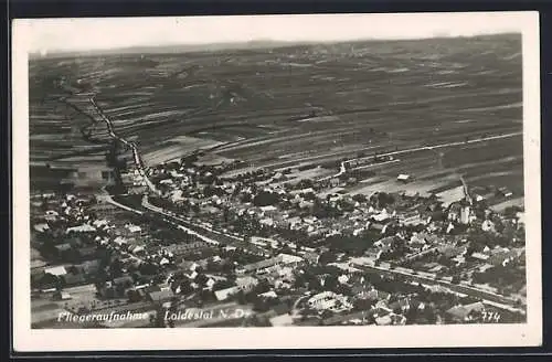 AK Zistersdorf /N.-Oe., Loidesthalvom Flugzeug aus