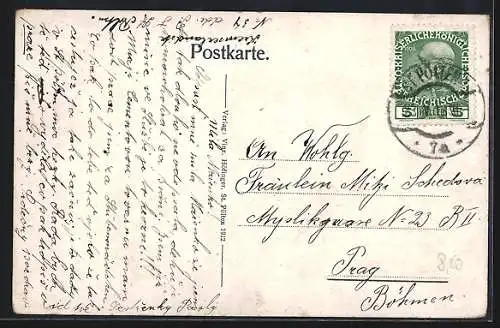 AK St. Pölten, Ortsansicht von der Goldeggerstrasse aus