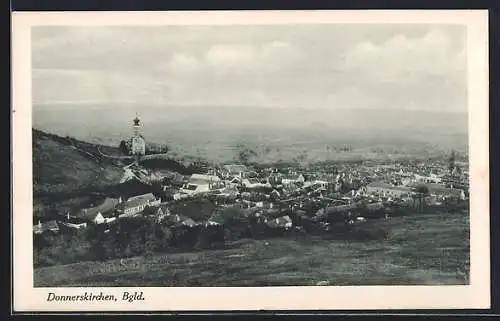 AK Donnerskirchen, Blick auf die Ortschaft im Burgenland