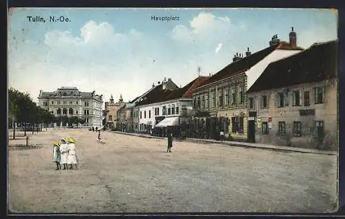 AK Tulln /N.-Oe., Geschäfte am Hauptplatz