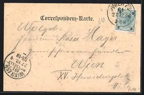 AK Wolkersdorf, Schloss, K. k. Bezirksgericht und Steueramt