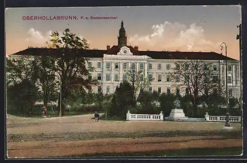 AK Oberhollabrunn, F. e. Knabenseminar