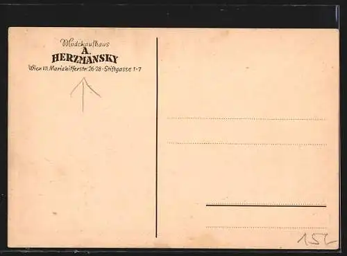 AK Wien, Modekaufhaus A. Herzmansky, Mariahilferstrasse 26-28