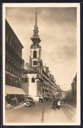 AK Wien, Mariahilferstrasse mit Geschäften