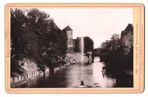 Fotografie Römmler & Jonas, Dresden, Ansicht Hannover, Leineufer mit Beguinenthurm