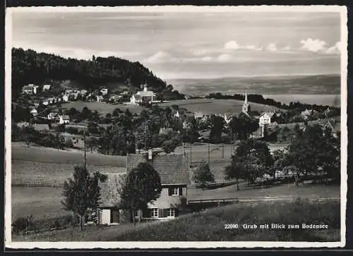 AK Grub, Teilansicht mit Blick zum Bodensee