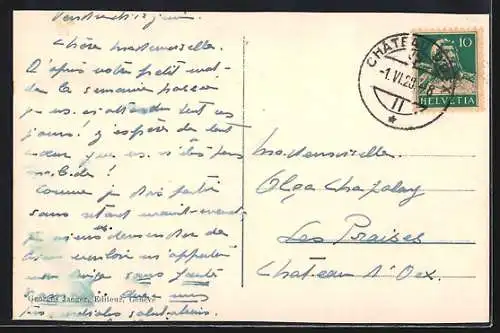 AK Genève, Debarcadere et Pont du Mont-Blanc