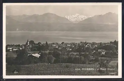 AK Morges, Morges et Mont-Blanc