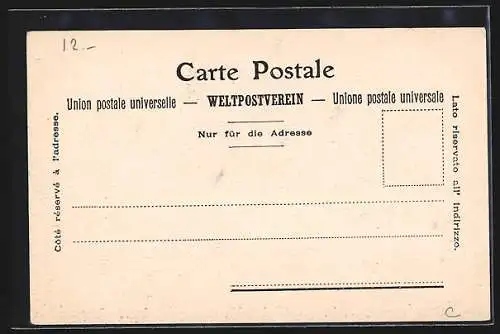 AK Genève, Rue de Chantepoulet et Rue du Mont-Blanc