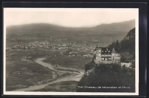 AK Monnetier, Chateau de Monnetier et l`Arve