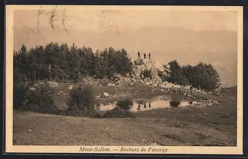 AK Salève, Mont-Salève, Rochers de Faverge