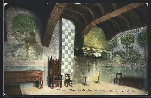 AK Chillon, Chambre du Duc de Sacoie au XIVme siècle