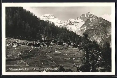 AK Blatten, Fafleralp, Lauterbrunner-Breithorn et Burstspitzen