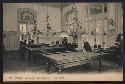 AK Vichy, Le Casino, Les Billards