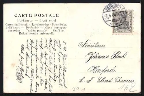 AK Courrières, Die 13 geretteten Bergleute