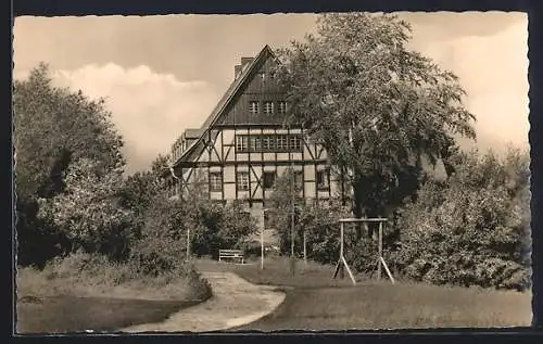 AK Bergen / Auerbach, Jugendherberge Thomas Müntzer