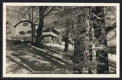 AK Kleinzell /N. Ö., Hermann-Rudolf-Hütte am Schwarzwaldeck